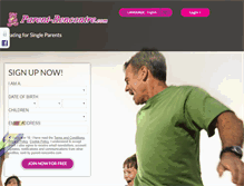 Tablet Screenshot of parent-rencontre.com